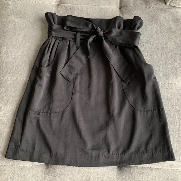 MINKPINK Satin High Waisted Tie Skirt - Picture 2 of 8